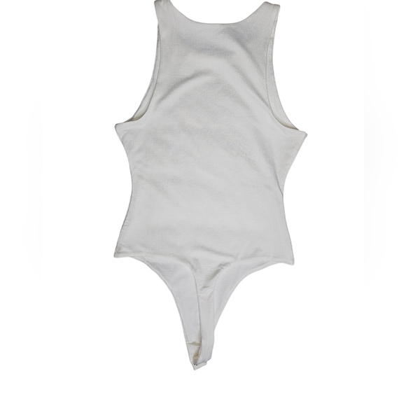BP. Ribbed Bodysuit, Size Small, White, NWT - Picture 2 of 7